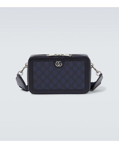 Gucci Ophidia gg Coated Canvas Cross-body Bag - Blue