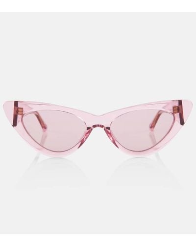 The Attico X Linda Farrow gafas de sol Dora - Rosa