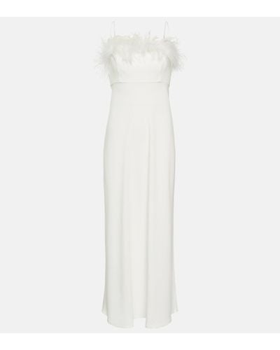 RIXO London Selene Maxi Dress - White