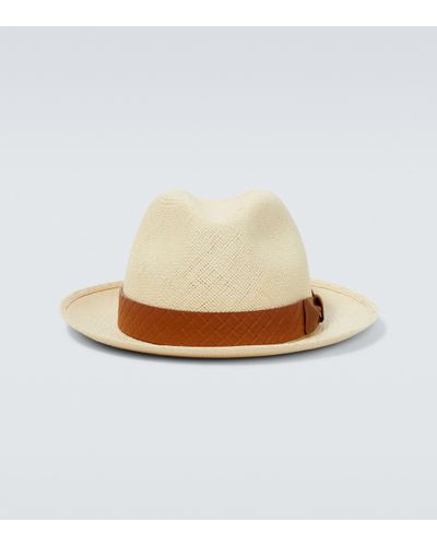 Borsalino Quito Straw Panama Hat - White