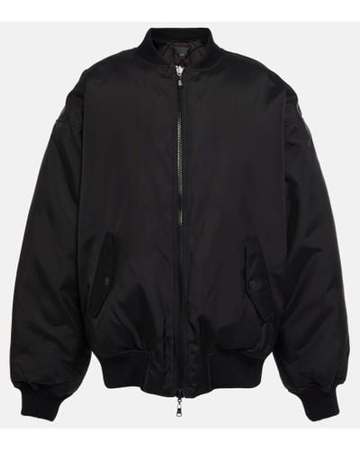 Wardrobe NYC Reversible Down Bomber Jacket - Black
