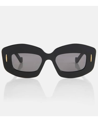 Loewe Gafas de sol con anagrama - Negro