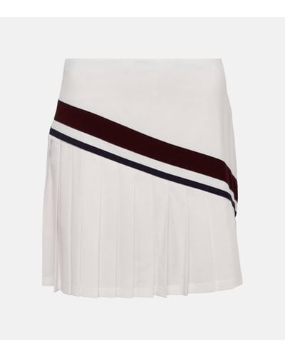 Tory Sport Pleated Tennis Skirt - White