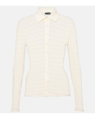 Tom Ford Crochet Shirt - White