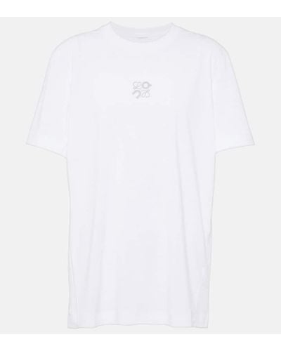 Loewe X On T-Shirt aus Jersey - Weiß