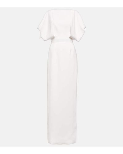 ROKSANDA Bridal Clementine Crepe Maxi Dress - White