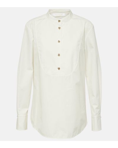 Chloé Blouse en coton - Blanc