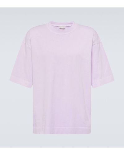 Dries Van Noten Cotton Jersey T-shirt - Pink