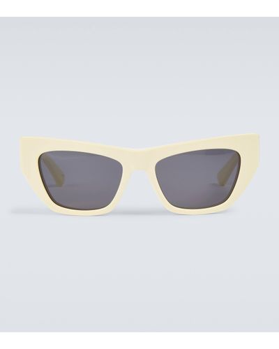Bottega Veneta Angle Square Sunglasses - Blue