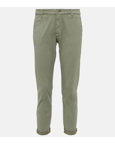 AG Jeans Caden Mid-rise Straight Chinos - Green