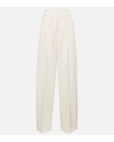 Altuzarra High-rise Wide-leg Trousers - White