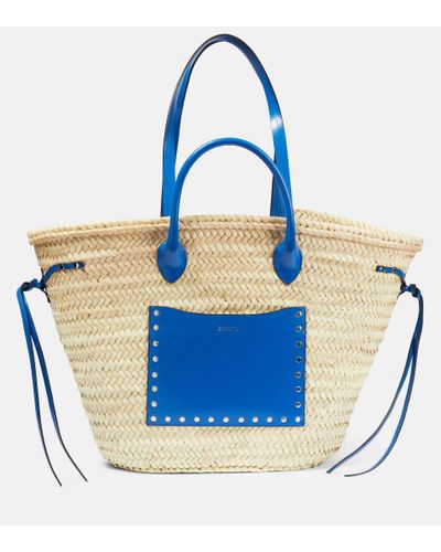 Blue Isabel Marant Beach bag tote and straw bags for Women | Lyst