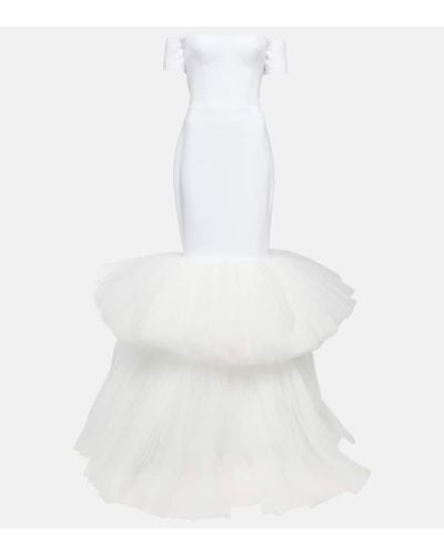 Rasario Bridal Olivia Off-shoulder Gown - White