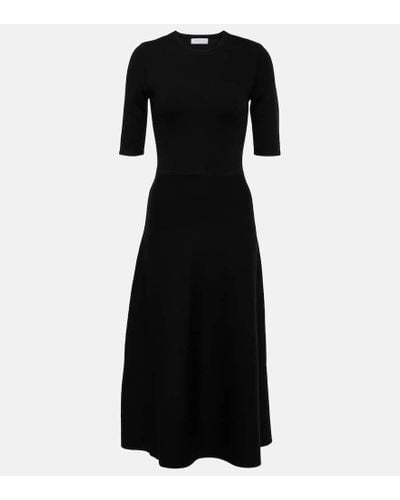 Gabriela Hearst Seymore Wool, Cashmere, And Silk Dress - Black