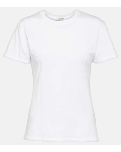 Nili Lotan T-Shirt Mariela aus Baumwoll-Jersey - Weiß