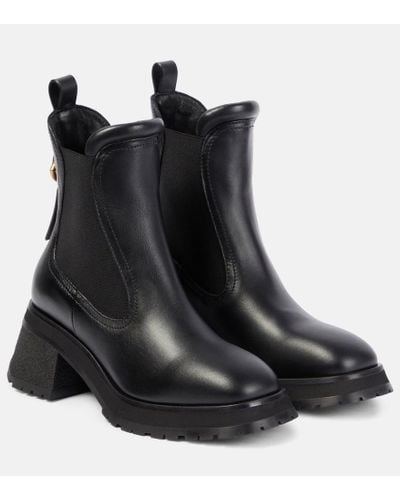 Moncler Chelsea Boots - Black