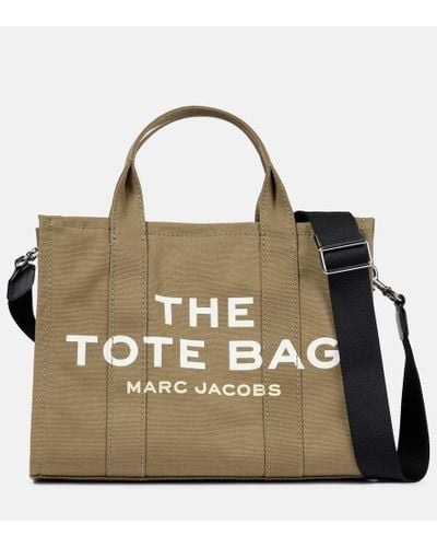 Marc Jacobs Tote The Medium de lona - Metálico