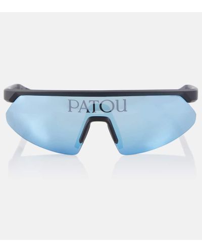 Patou X Bolle - Occhiali da sole a mascherina - Blu