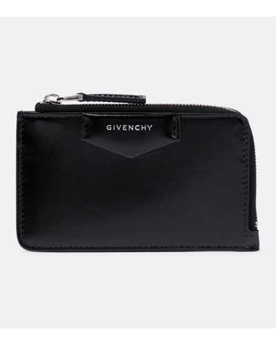 Givenchy Porte-cartes Antigona en cuir - Noir