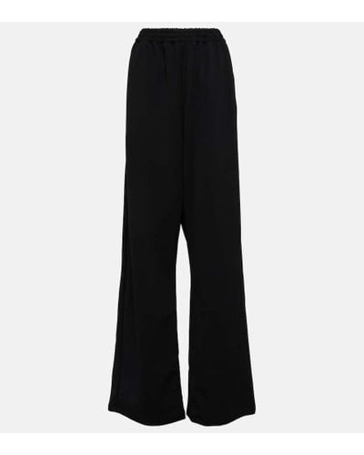 Balenciaga Flared Sweatpants - Black