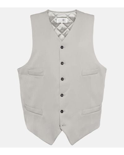 MM6 by Maison Martin Margiela Jackets And Vests - Gray