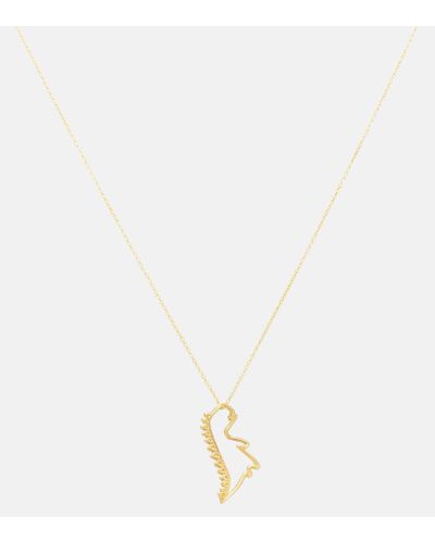 Aliita Halskette Dino Puro aus 9kt Gelbgold - Mettallic