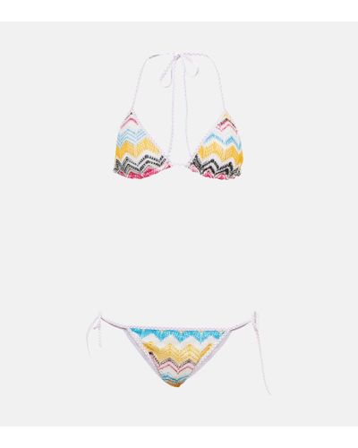 Missoni Chevron Bikini - White