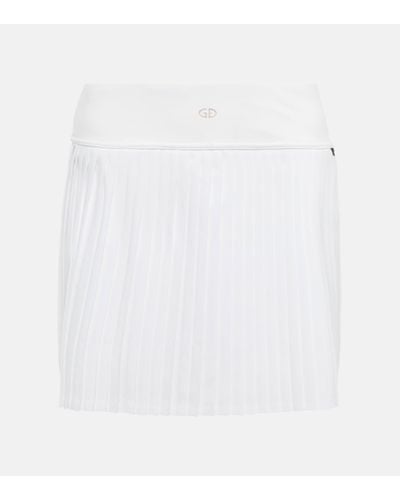 Goldbergh Pleated Miniskirt - White