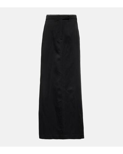 Brunello Cucinelli High-rise Maxi Skirt - Black