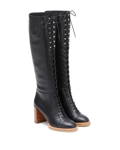Gabriela Hearst Pat 75 Knee-high Boots - Black