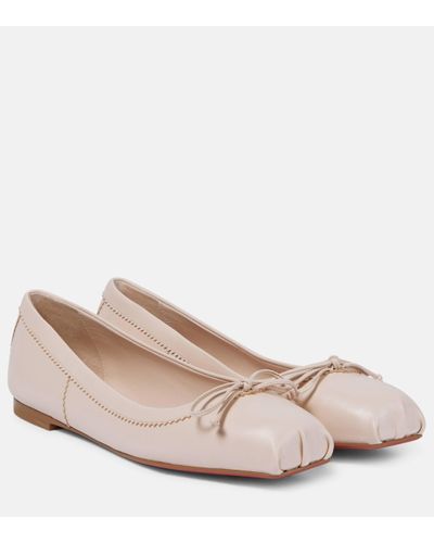 Christian Louboutin Mamadrague Leather Ballet Flats - Pink