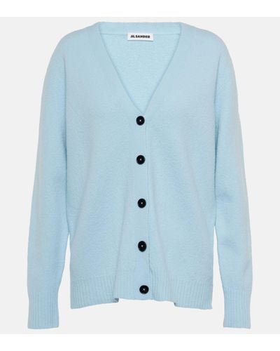 Jil Sander Wool Cardigan - Blue