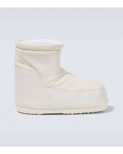 Moon Boot Icon Low Rubber Snow Boots - White