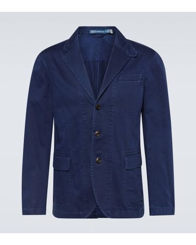 Polo Ralph Lauren Blazer en coton - Bleu