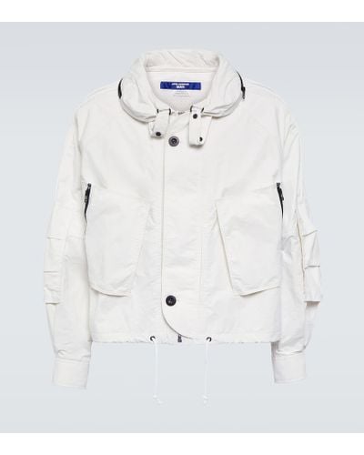 Junya Watanabe Oversized Ripstop Jacket - White