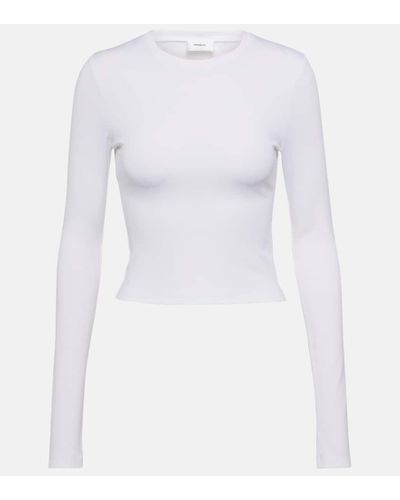 Wardrobe NYC Top in jersey - Bianco