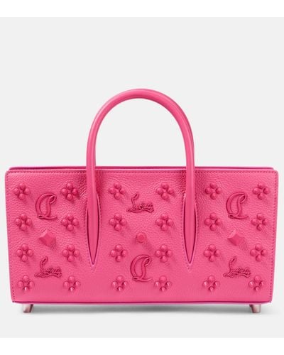 Christian Louboutin Paloma Leather Shoulder Bag - Pink