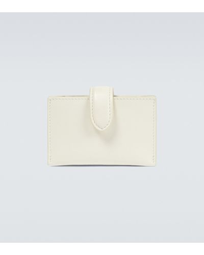 The Row Leather Card Case - White