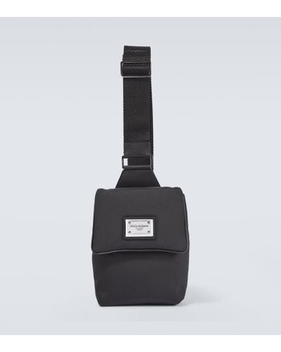 Dolce & Gabbana Sac ceinture a logo - Noir