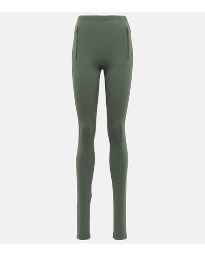 Wardrobe NYC High-Rise Leggings Side Split - Grün