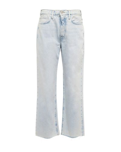 FRAME Jeans regular cropped Le Jane - Blu