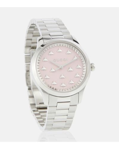 Gucci G-timeless Multibee Watch, 38 Mm - Metallic