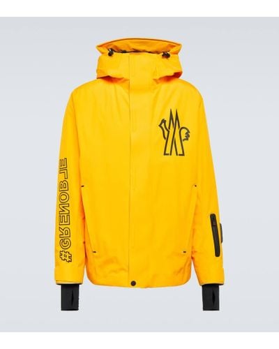 3 MONCLER GRENOBLE Moriond Ski Jacket In Gore-tex 2l - Yellow
