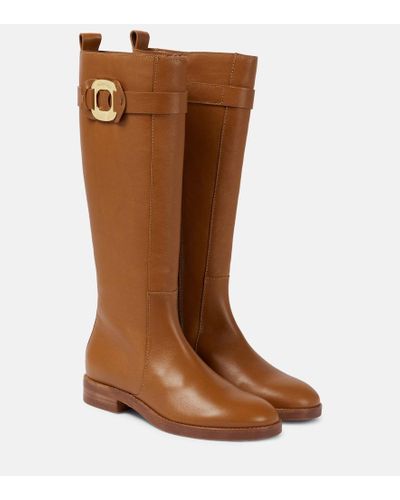 See By Chloé Chany Leather Knee-high Boots - Brown