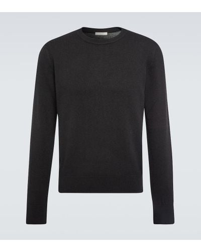 The Row Benji Cashmere Sweater - Black