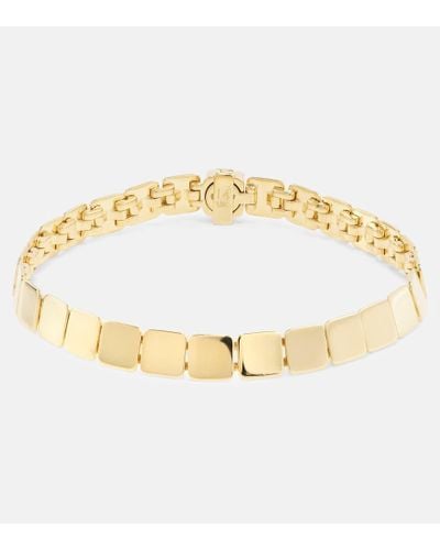 Ileana Makri Tile Medium 18kt Gold Bracelet - Metallic