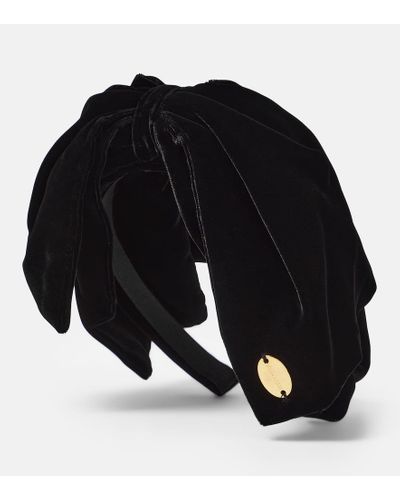 Nina Ricci Velvet Headband - Black