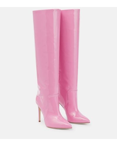 Paris Texas Patent Leather Knee-high Boots - Pink