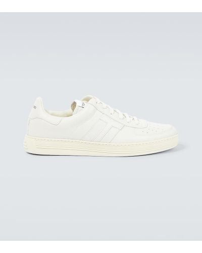 Tom Ford Radcliffe Leather Sneakers - White