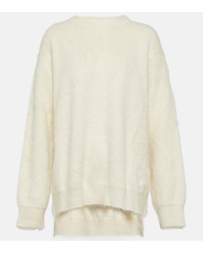 Jil Sander Alpaca And Wool-blend Sweater - White
